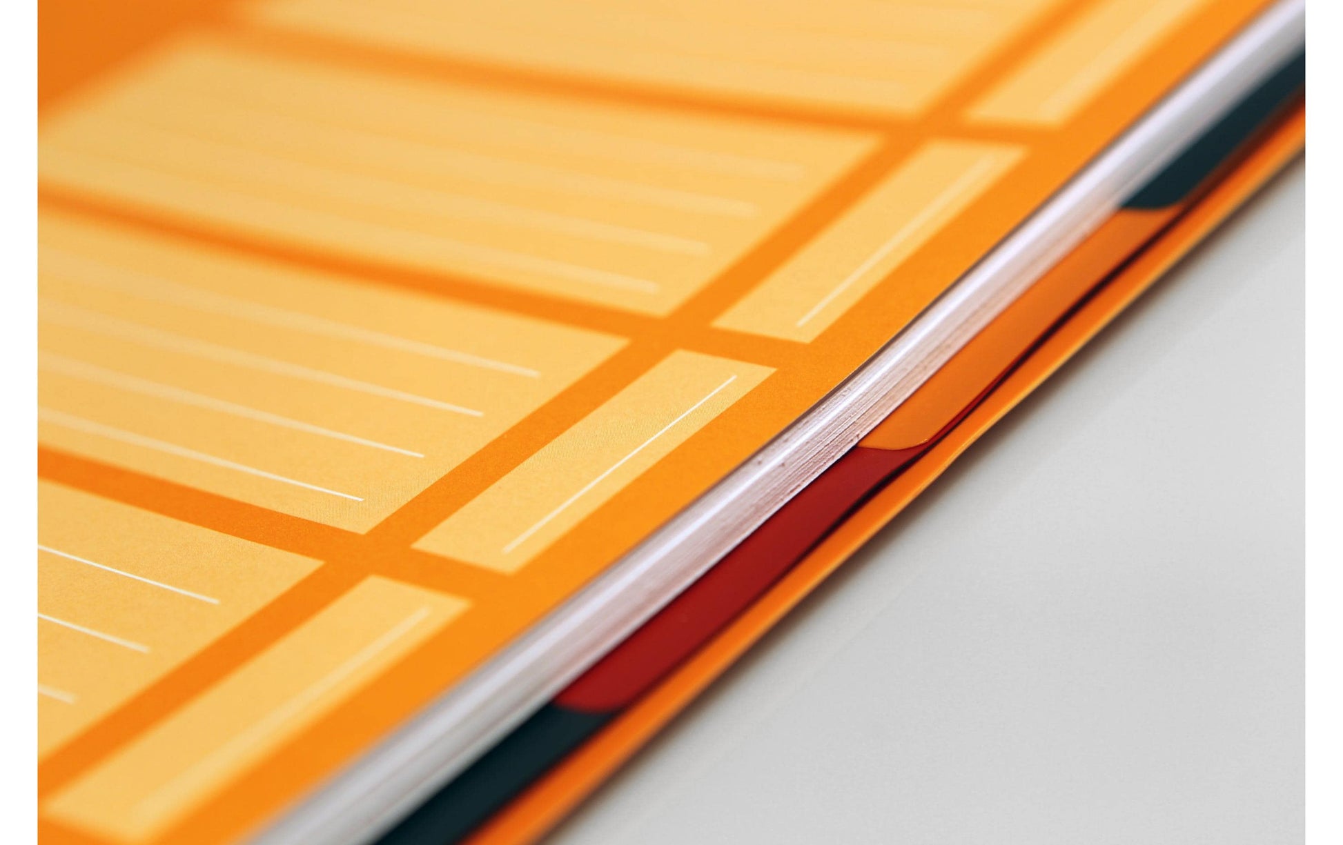 Oxford Collegeblock Softcover, 80 Blatt, 4-fach gelocht, mikroperforiert, 80 g/m² – Orange, für SCRIBZEE App