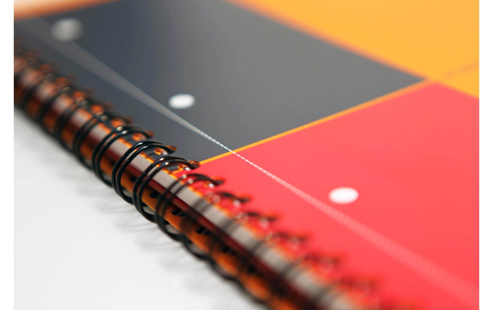 Oxford Collegeblock Softcover, 80 Blatt, 4-fach gelocht, mikroperforiert, 80 g/m² – Orange, für SCRIBZEE App
