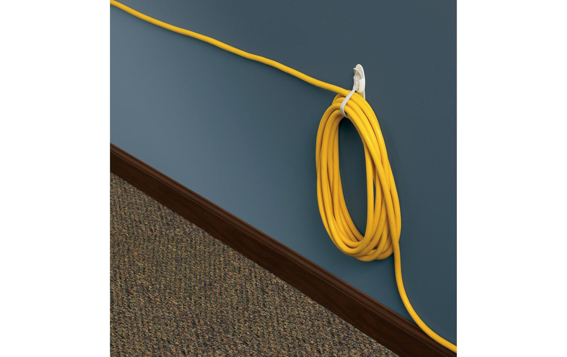 3M Kabelbinder, 50×2 mm, 2 Stk., selbstklebend, Tragkraft 1 kg – weiss