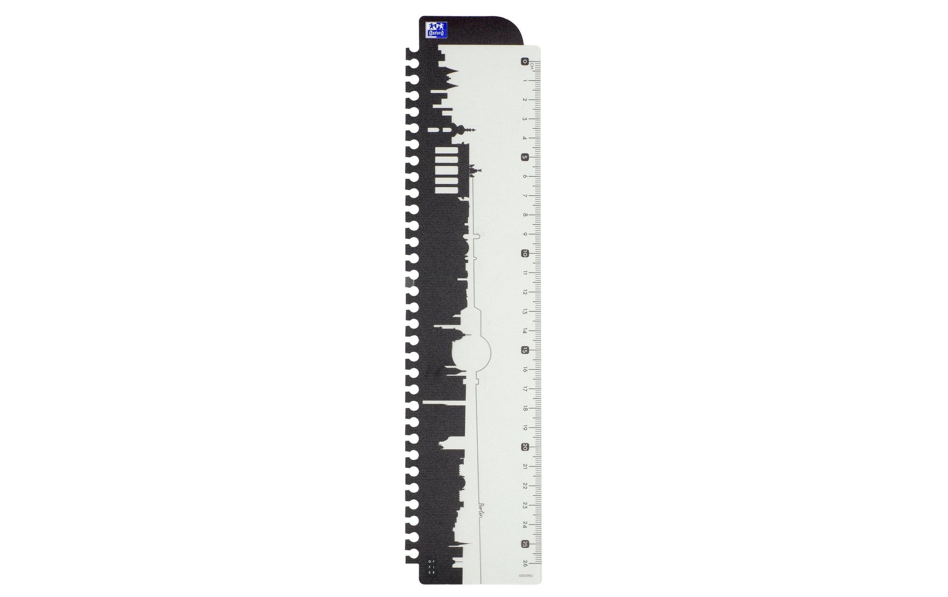 Oxford Collegeblock, liniert, Spiralbindung, Karton, 70 Blatt, perforiert, 4-fach gelocht, 90 g/m² – schwarz