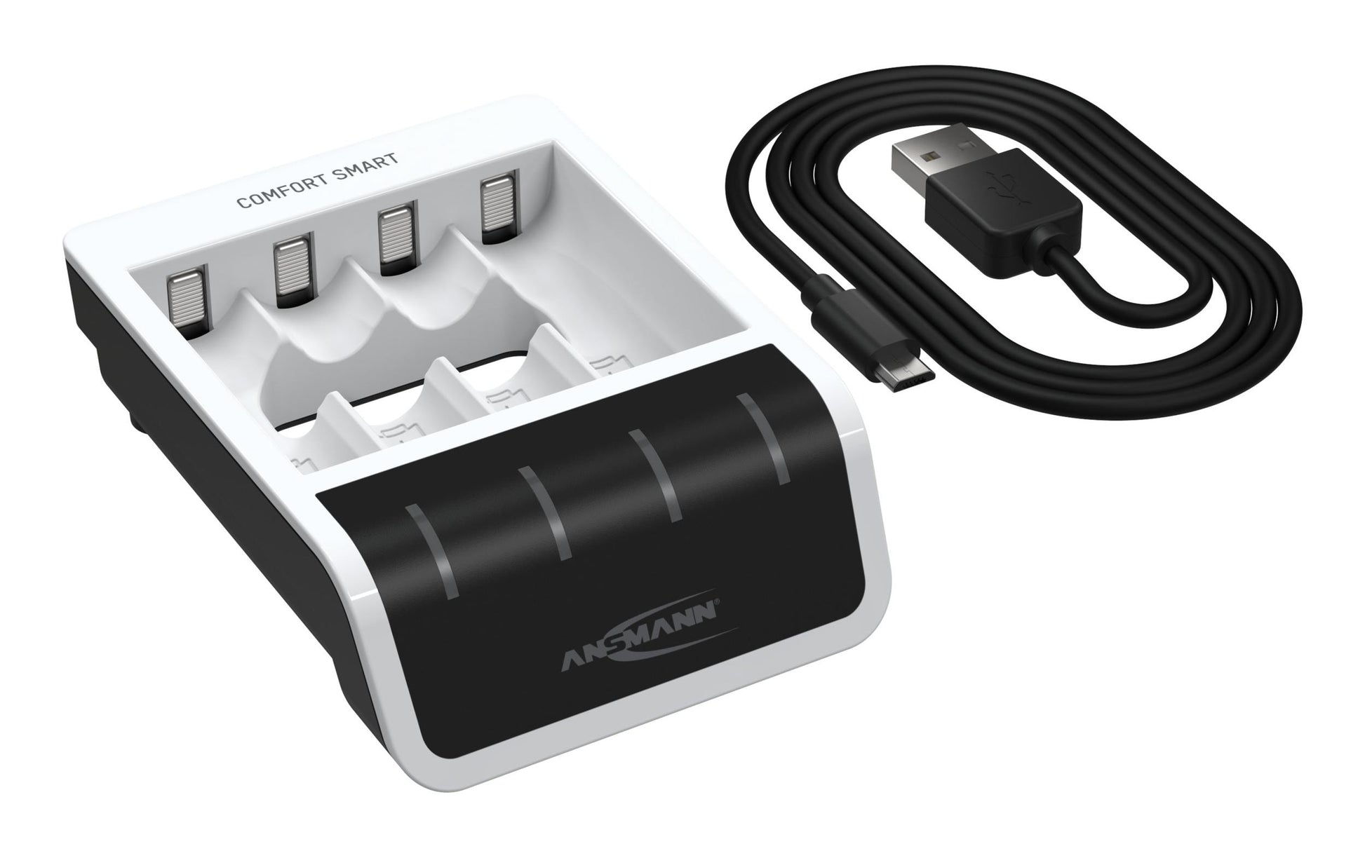 Ansmann Comfort Smart+ Ladegerät – 4× AA – für AA-Akkus