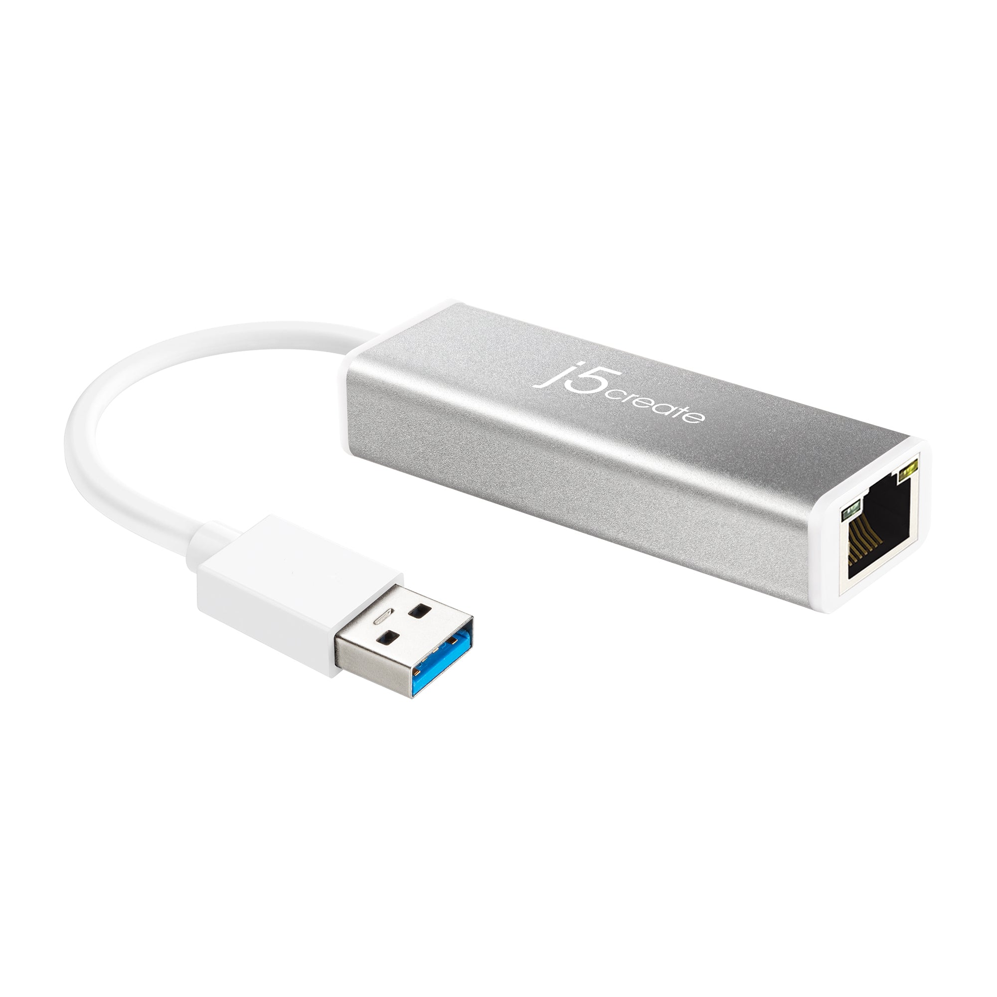 j5create JUE130 Netzwerkadapter USB zu RJ-45 – 1 Gbit/s, USB 3.2 Gen 1, 0,145 m