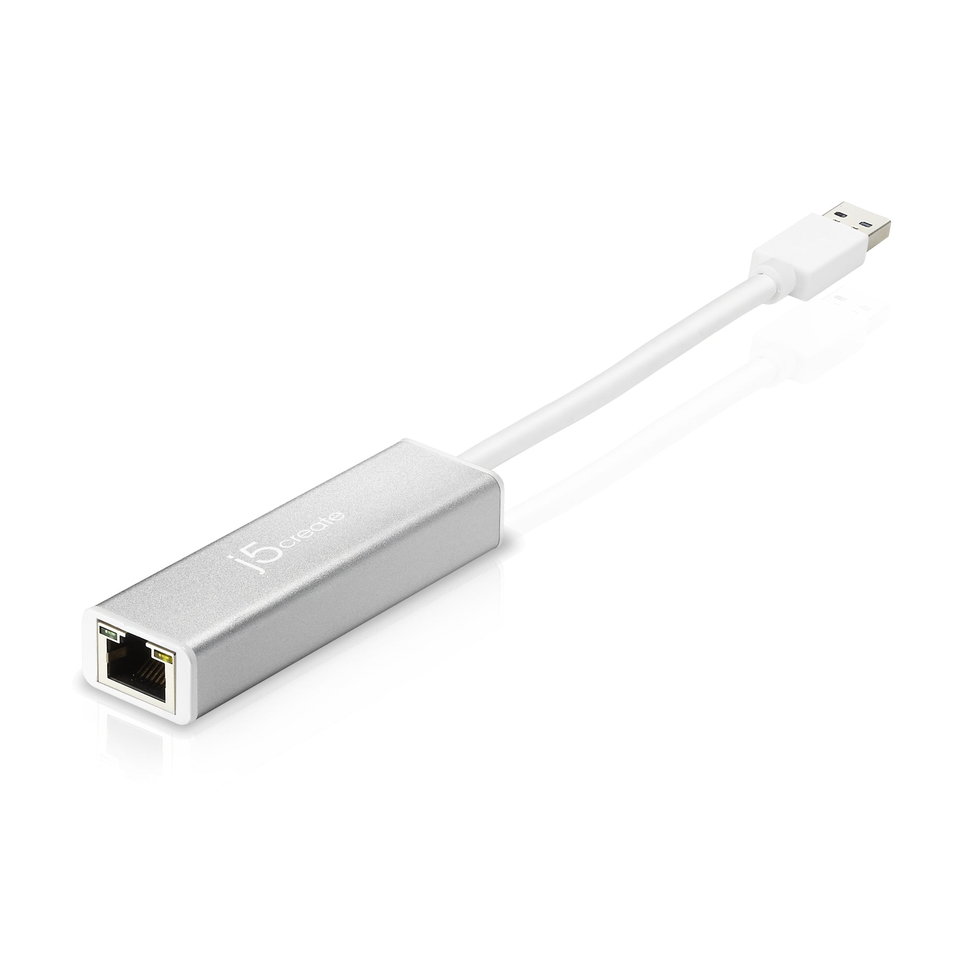j5create JUE130 Netzwerkadapter USB zu RJ-45 – 1 Gbit/s, USB 3.2 Gen 1, 0,145 m