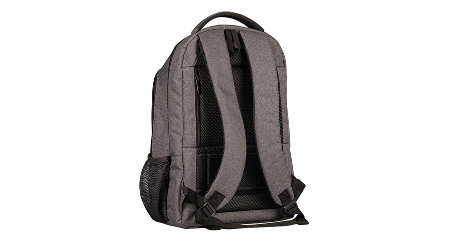 Wedo Schulrucksack – für 15,6", 28 l, mit gepolstertem Notebookfach, Polyester – Grau