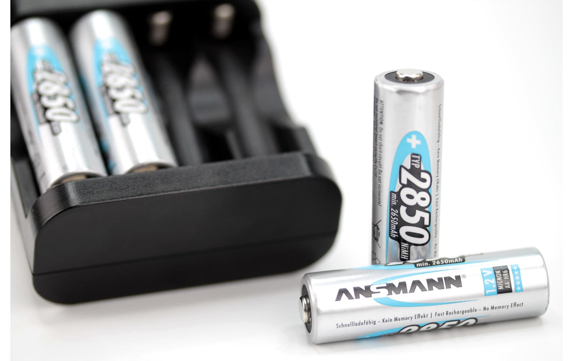 Ansmann AA Akkus, NiMH, 2850 mAh, 1,2 V – 2 Stk.