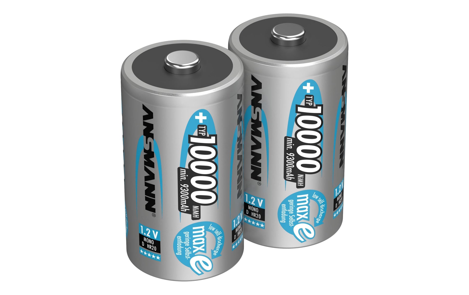 Ansmann Akku 1,2 V 10000 mAh 12,00 Wh Ni-MH