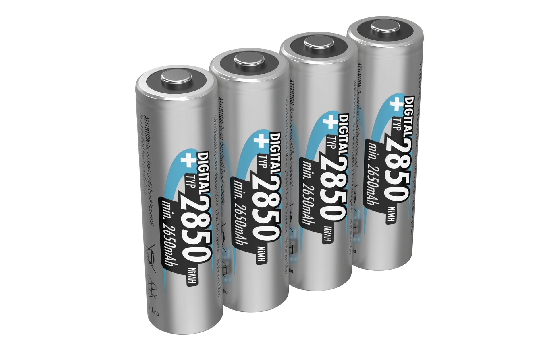 Ansmann AA Akkus, NiMH, 2850 mAh – 4 Stk.