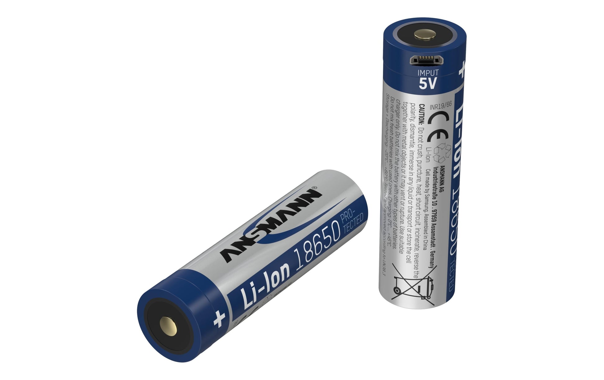 Ansmann 18650 Akku 3,6 V 3400 mAh 12,24 Wh Li-Ion – für Geräte