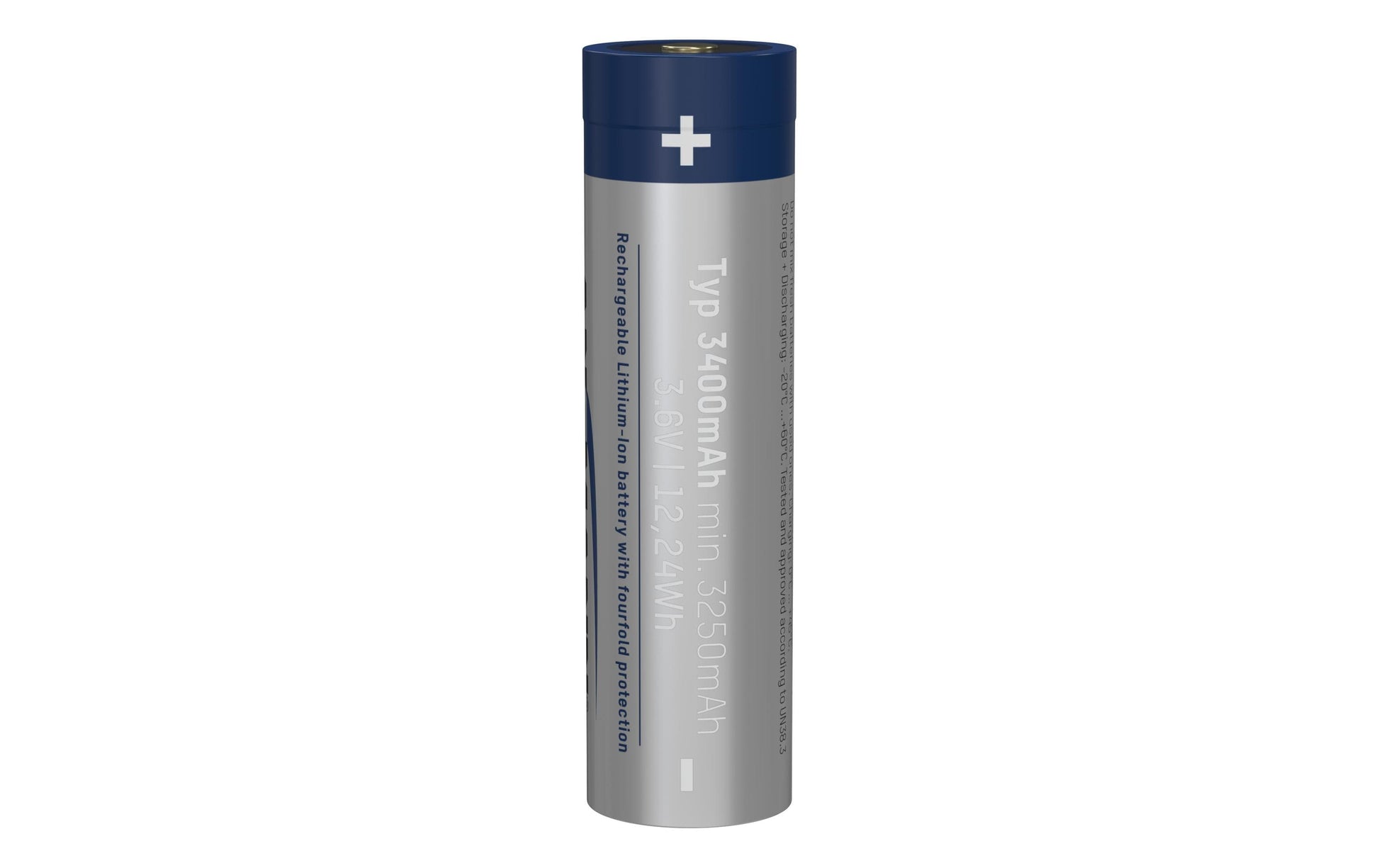 Ansmann 18650 Akku 3,6 V 3400 mAh 12,24 Wh Li-Ion – für Geräte