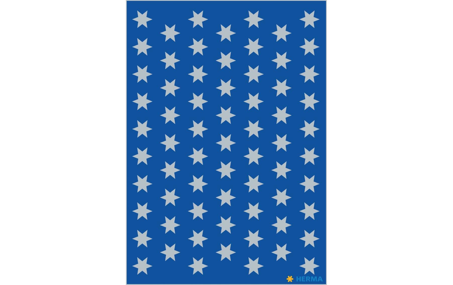 HERMA Geschenketiketten – Sterne – 201 Etiketten – permanent, Papier – Bogen 84 × 120 mm
