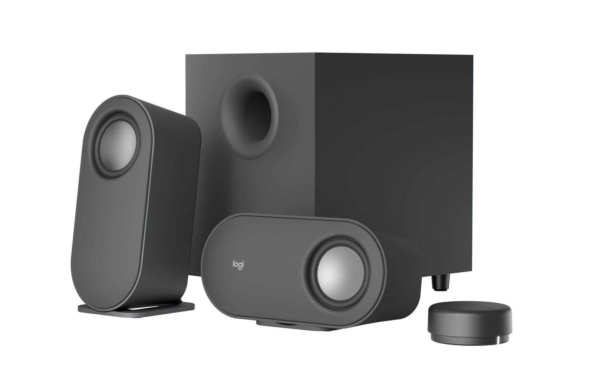 Logitech Z407 – PC-Lautsprecher-Set – mit Subwoofer, Bluetooth, kabelgesteuerte Steuerung, Graphit