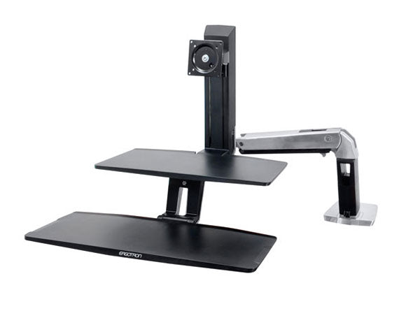 Ergotron WorkFit A Down LD – Tischhalterung, Standfuss, bis 24", 9,1 kg