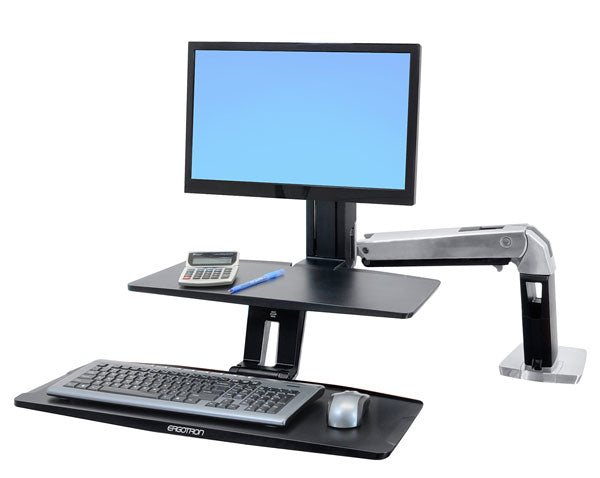 Ergotron WorkFit A Down LD – Tischhalterung, Standfuss, bis 24", 9,1 kg