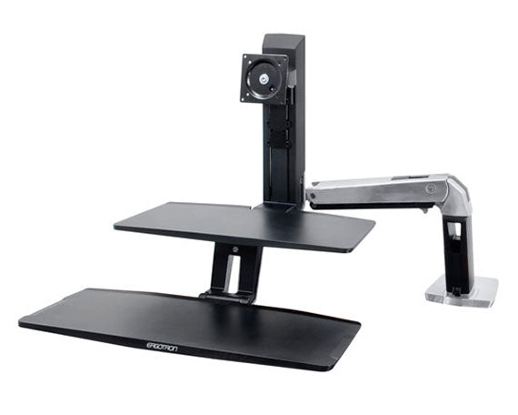 Ergotron WorkFit A Down HD – Tischhalterung, bis 27", 11 kg, höhenverstellbar, neigen/schwenken, drehen