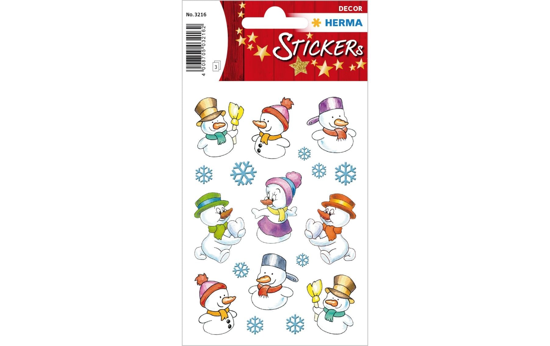 HERMA Schmucketiketten – 84 × 120 mm – mehrfarbig – 27 Stk.
