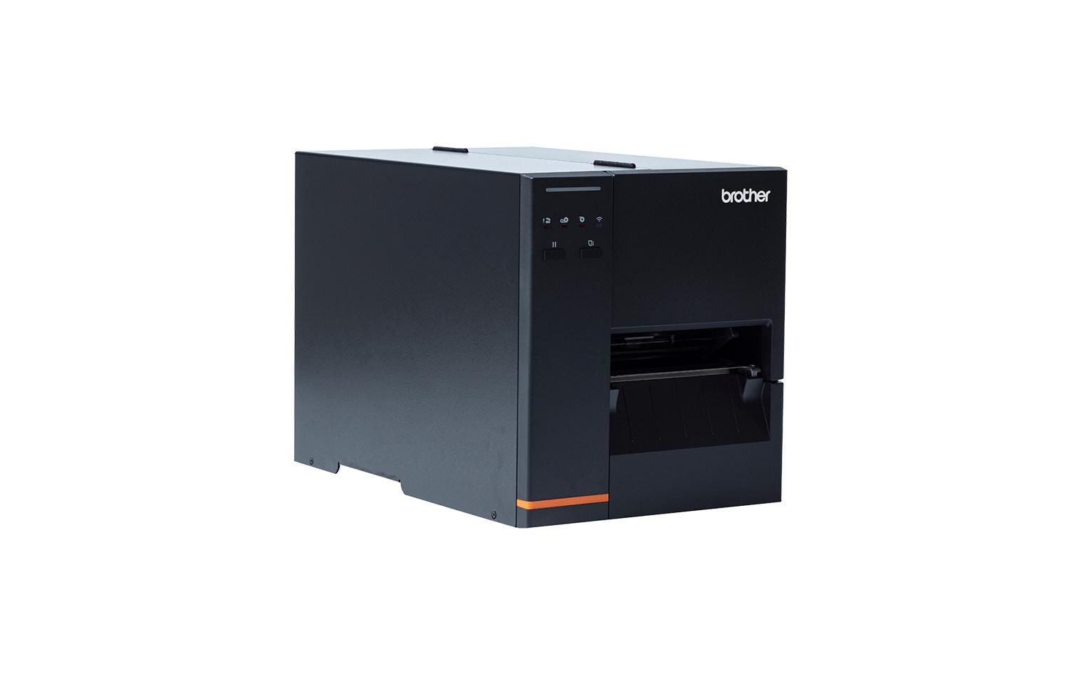 Brother TJ-4120TN – Etikettendrucker, Thermodirekt/Thermotransfer, 300 × 300 dpi, für Etiketten bis 106 mm