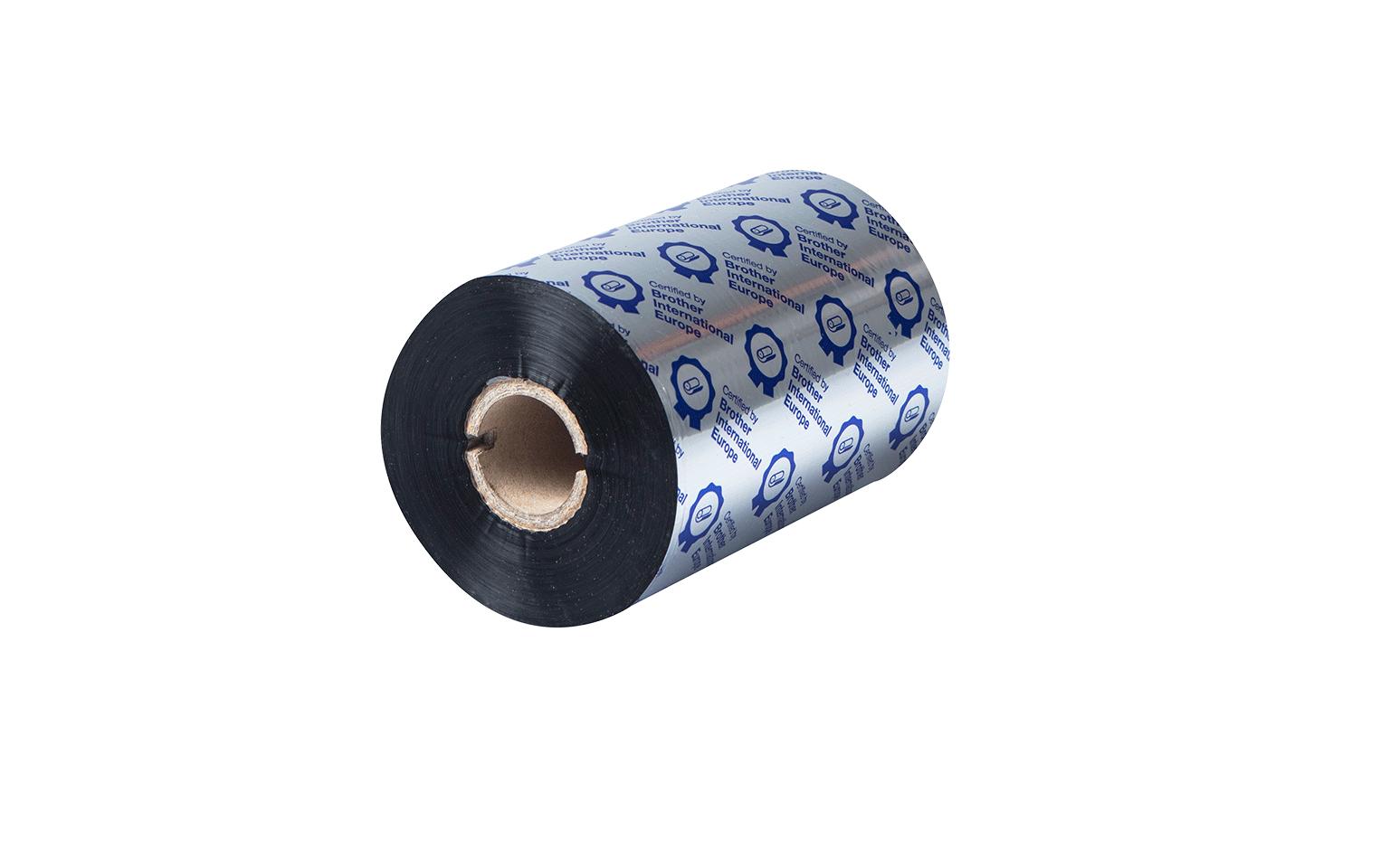 Brother Thermotransferband – Wachs/Harz, 110 mm × 450 m, Schwarz, für TJ-4020TN, TJ-4120TN, TJ-4021TN und andere