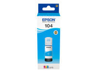 Epson Tintenpatrone 104, Cyan, 65 ml – für Inkjetdrucker/Multifunktionsgeräte