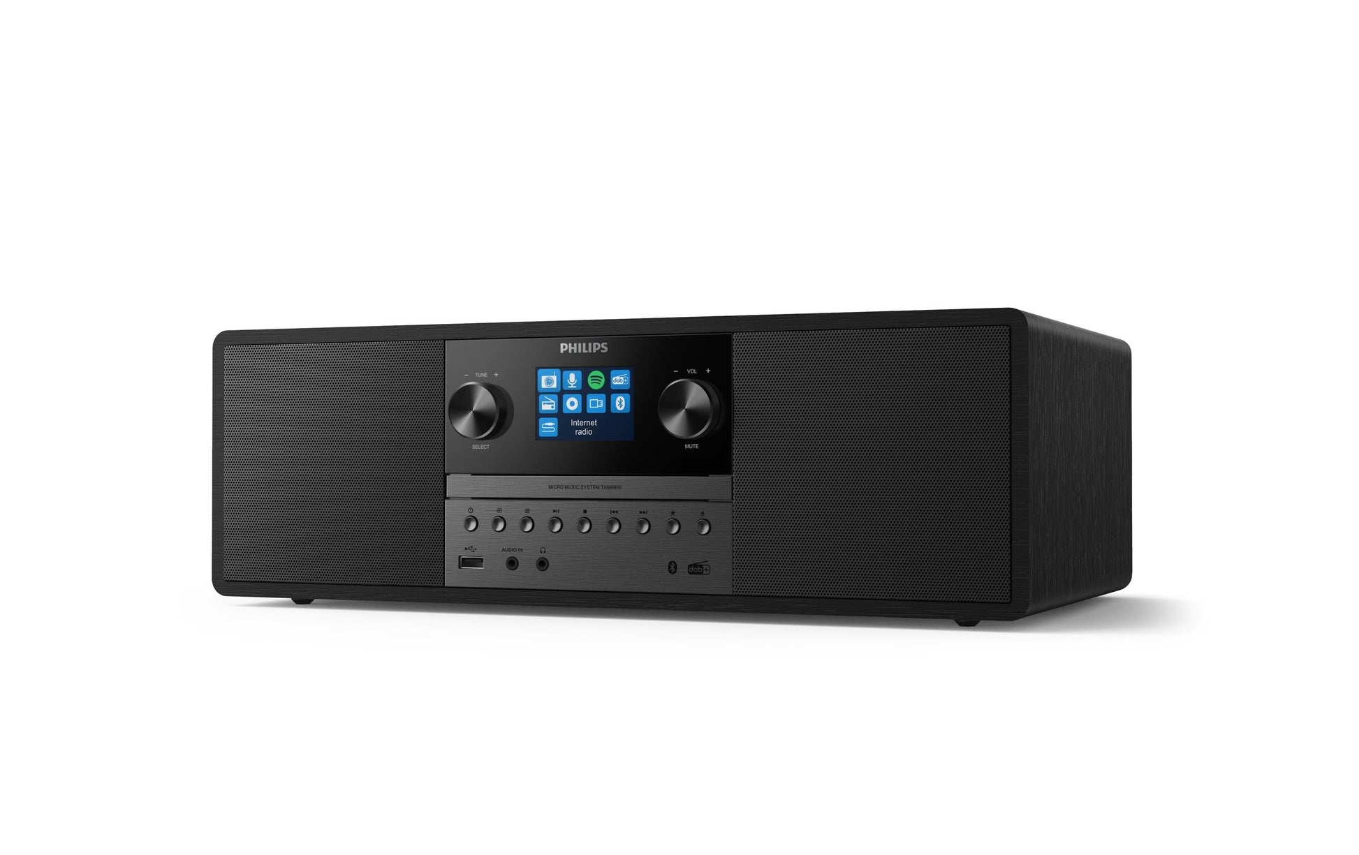 Philips TAM6805/10 – Micro-/HiFi-Anlage – DAB+, CD, Bluetooth, Spotify – Schwarz