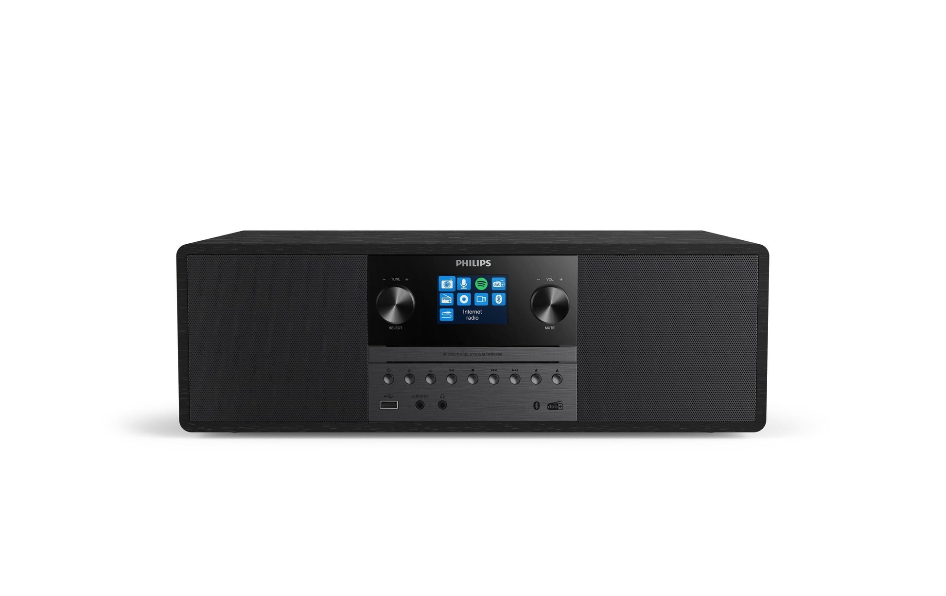 Philips TAM6805/10 – Micro-/HiFi-Anlage – DAB+, CD, Bluetooth, Spotify – Schwarz
