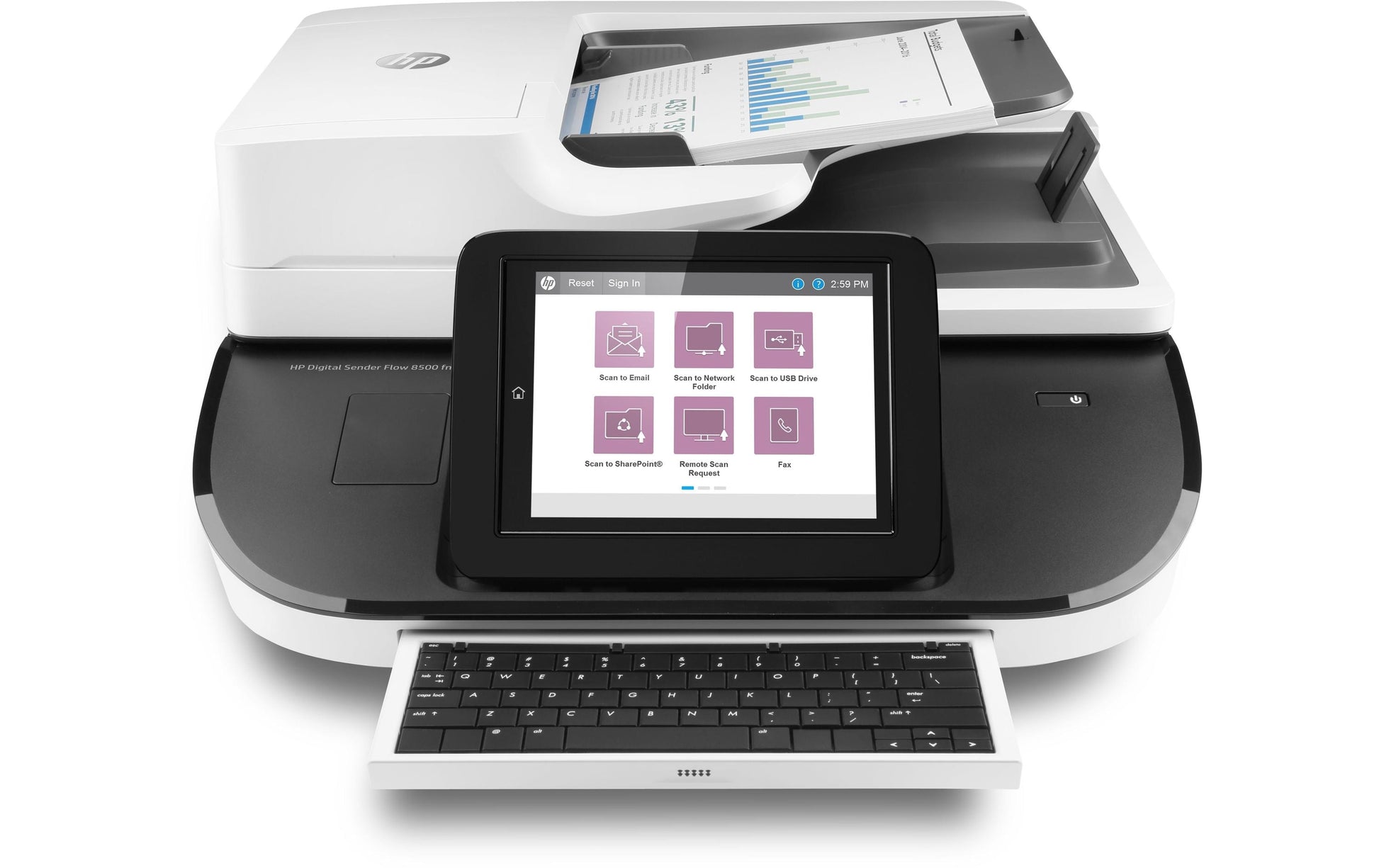 HP Digital Sender Flow 8500 FN2 – Flachbettscanner