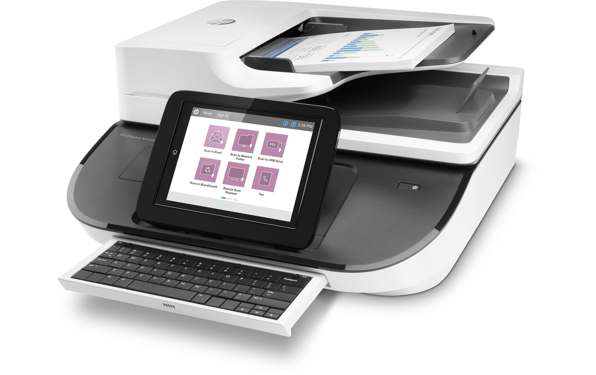 HP Digital Sender Flow 8500 FN2 – Flachbettscanner