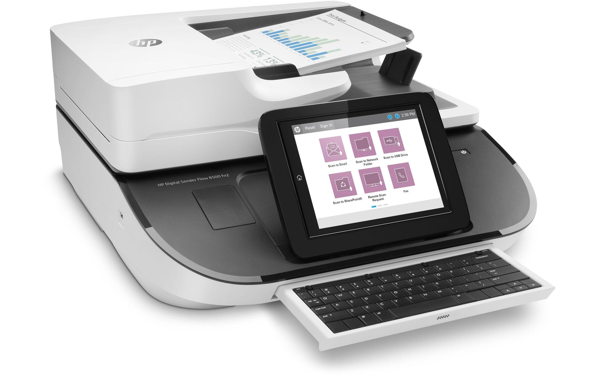 HP Digital Sender Flow 8500 FN2 – Flachbettscanner