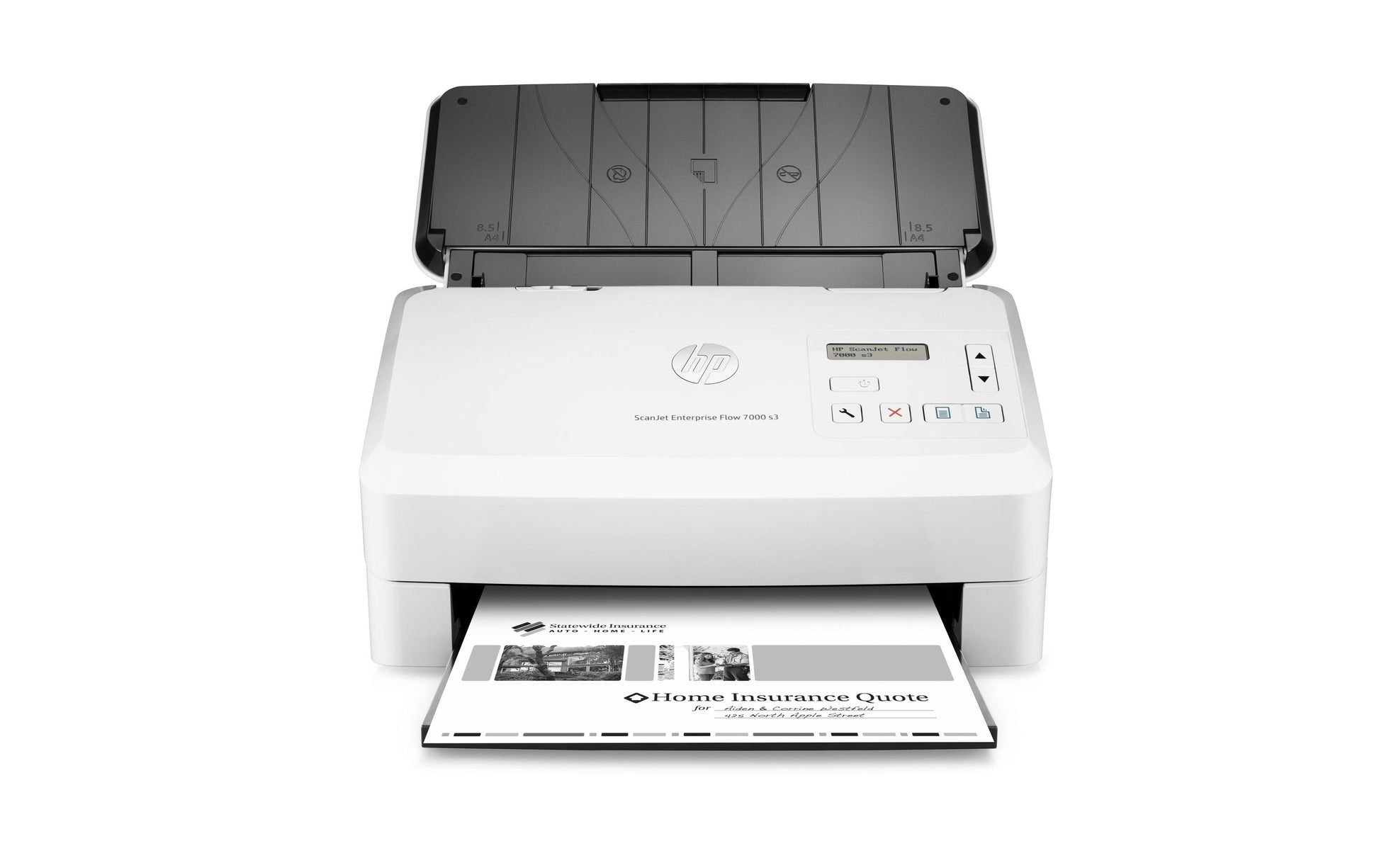 HP SCANJET ENTERPRISE FLOW 7000 S3 – Dokumentenscanner, Duplex, 75 Seiten pro Minute