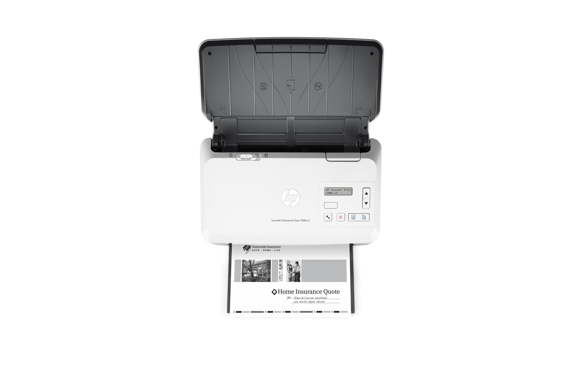 HP SCANJET ENTERPRISE FLOW 7000 S3 – Dokumentenscanner, Duplex, 75 Seiten pro Minute