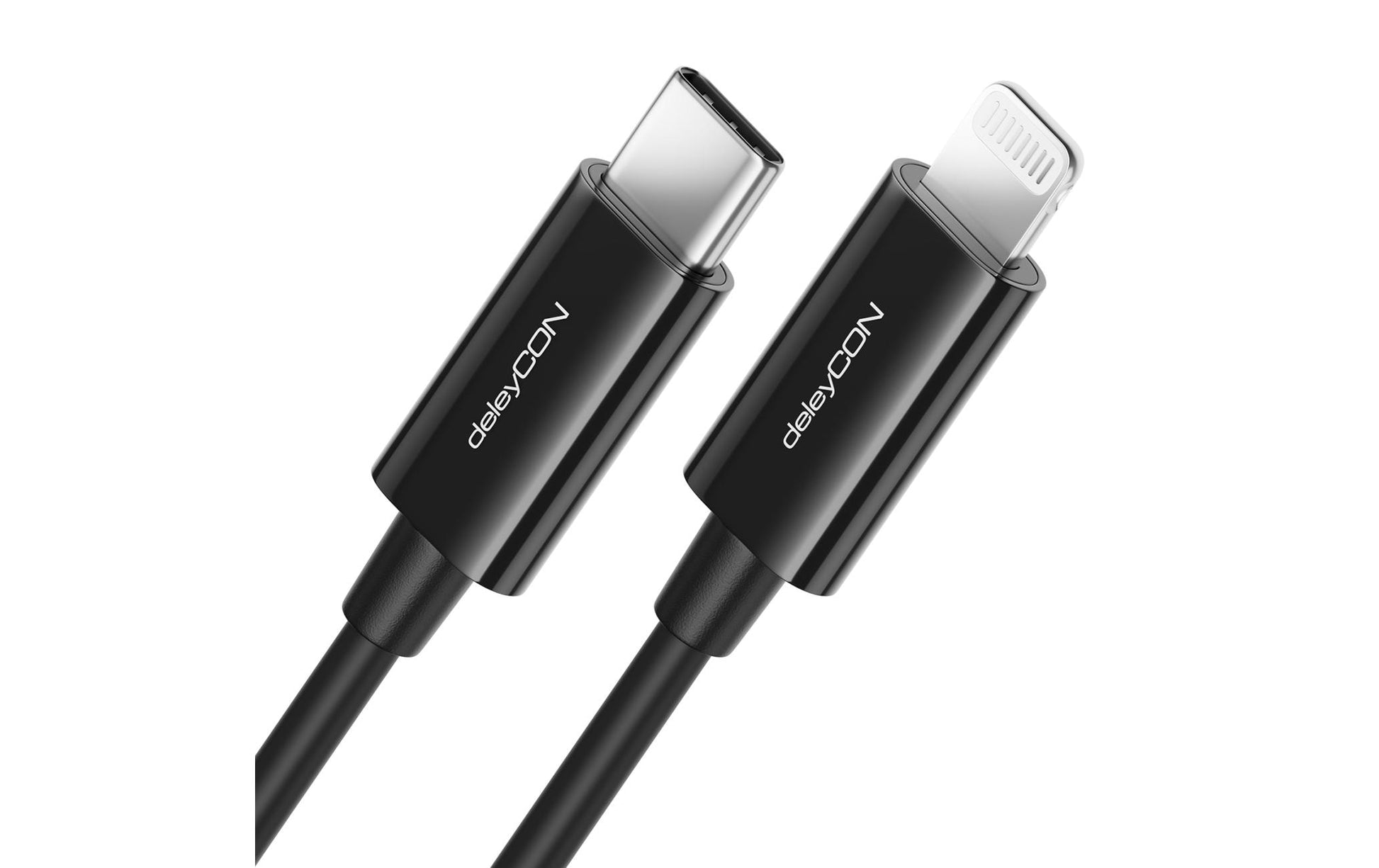 deleyCON Daten- & Ladekabel – USB-C auf Lightning 1 m, MFi zertifiziert – für iPhone/iPad