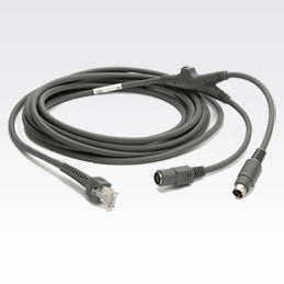 Datalogic Kabel 2x 6‑pol Mini‑DIN auf Wedge PS/2 2 m
