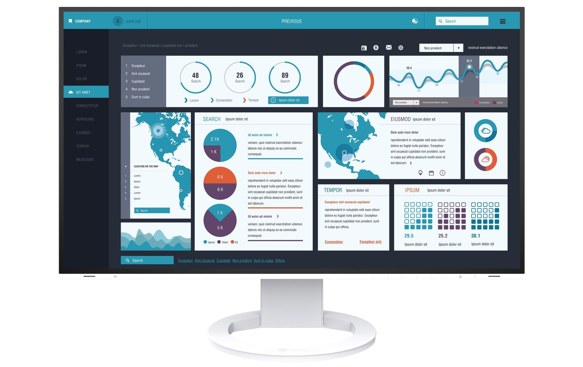 EIZO EV2795 – Monitor, 27", 2560 × 1440 (WQHD), Weiss