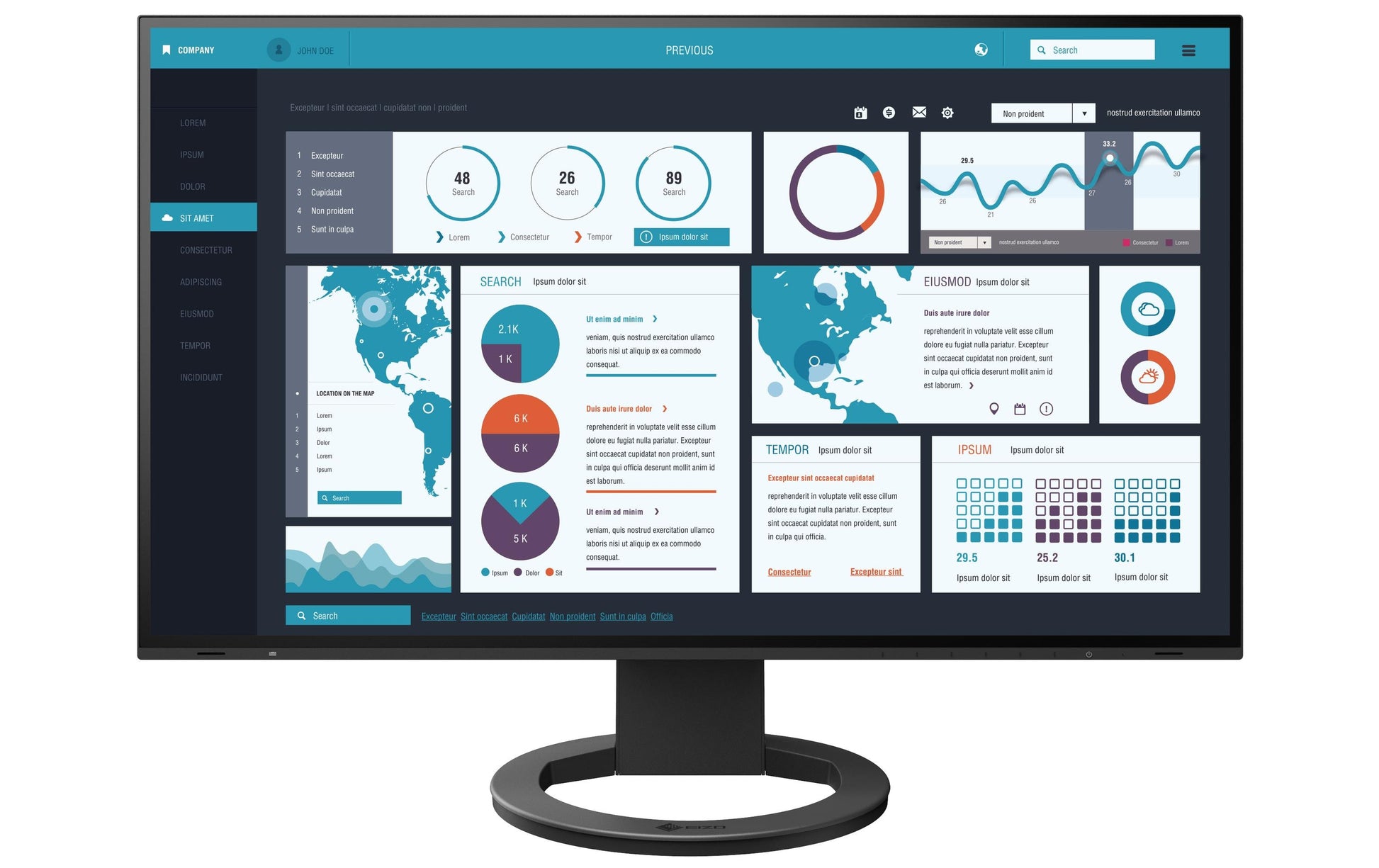 EIZO EV2795 – Monitor, 27", 2560 × 1440 (WQHD), Schwarz