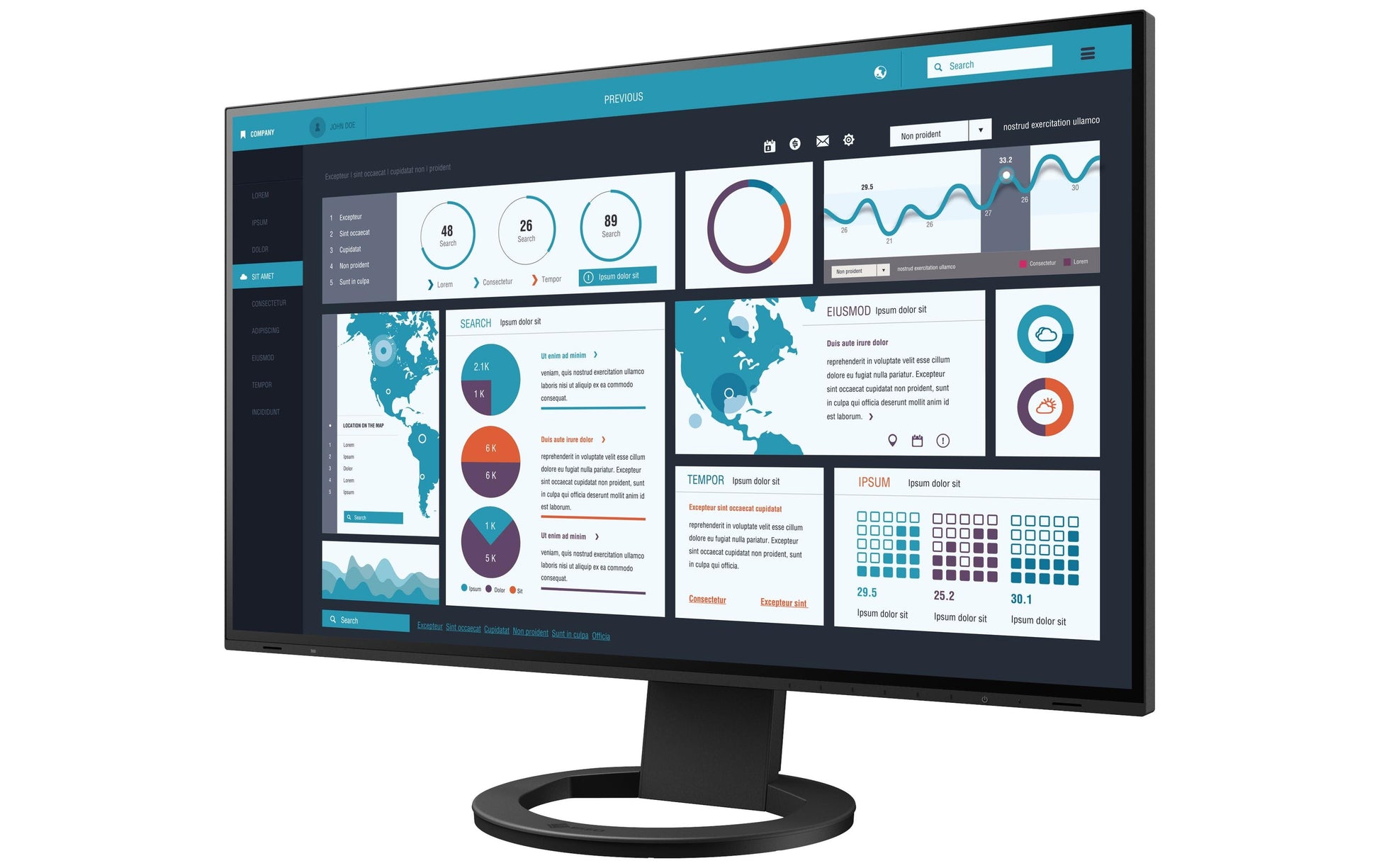 EIZO EV2795 – Monitor, 27", 2560 × 1440 (WQHD), Schwarz