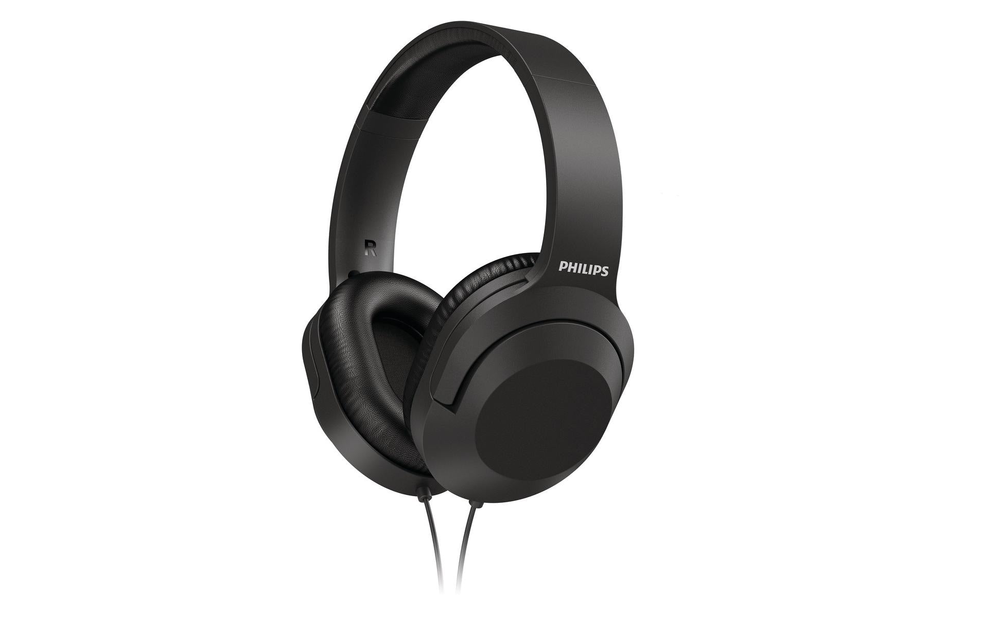 Philips TAH2005BK/00 Over-Ear Kopfhörer – Kabelgebunden, 3,5 mm Klinke, Schwarz