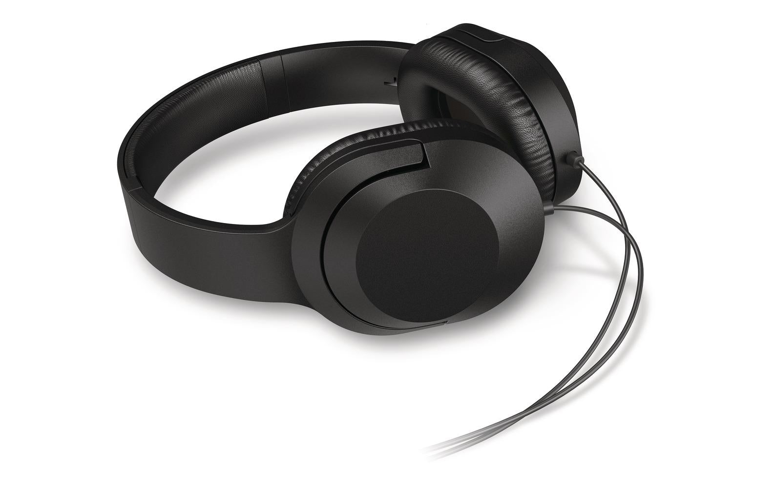 Philips TAH2005BK/00 Over-Ear Kopfhörer – Kabelgebunden, 3,5 mm Klinke, Schwarz