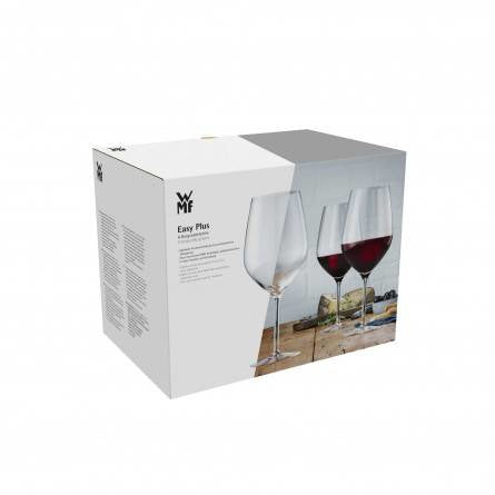 WMF EasyPlus Rotweinglas – 0,70 l, Glas, Transparent, spülmaschinenfest