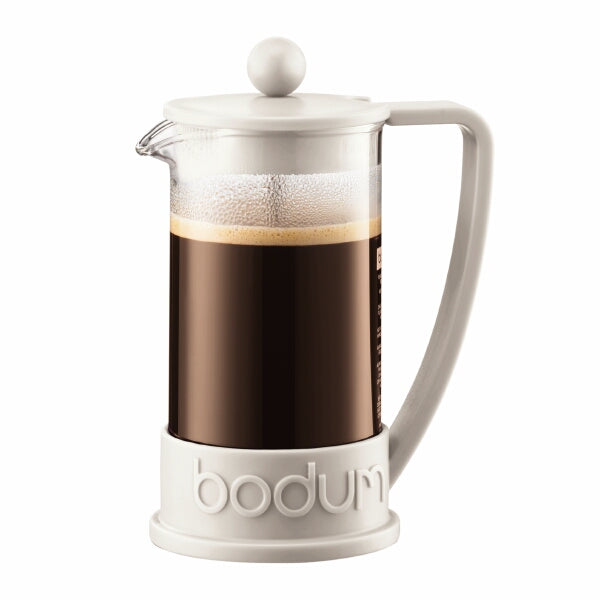 Bodum French Press / Kaffeebereiter – 0,4 l, 3 Tassen, Borosilikatglas/Kunststoff