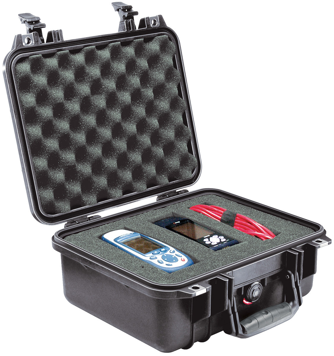 Peli Schutzkoffer 1400 – 8,99 l, Hartschale PP, Schwarz, 34,7 × 14,6 × 29,5 cm