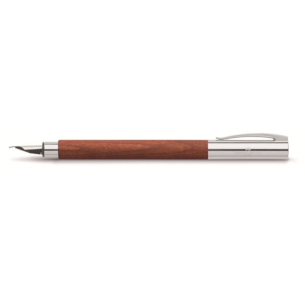 Faber-Castell Ambition – Federspitze M – für Rechts- & Linkshänder – Braun – Patronen/Konverter