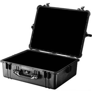 Peli Case 1610 – Hartschalen-Schutzkoffer, 62,4 l, PP, Schwarz, 63 × 30,5 × 49,5 cm