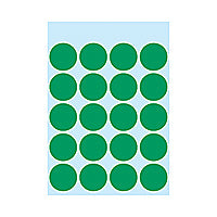 HERMA Vario Schmucketiketten – Papier, 100 Stk, 5 Bogen, Ø 19 mm, rund