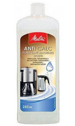 Melitta Anti Calc Café Entkalker für Kaffeemaschinen – Flüssigkeit, Flasche mit Dosierhilfe – 250 ml 1 Stk.