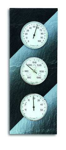 TFA-Dostmann TFA Dostmann Domatic – Wetterstation, innen (Barometer, Hygrometer & Thermometer) – grau