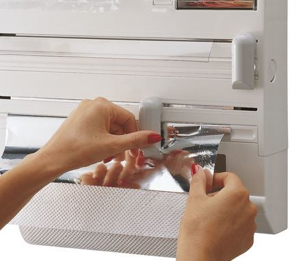 Leifheit Parat Plus – Utensilienhalter (wandmontiert) 38,5 × 7 × 31,5 cm, Kunststoff, weiss