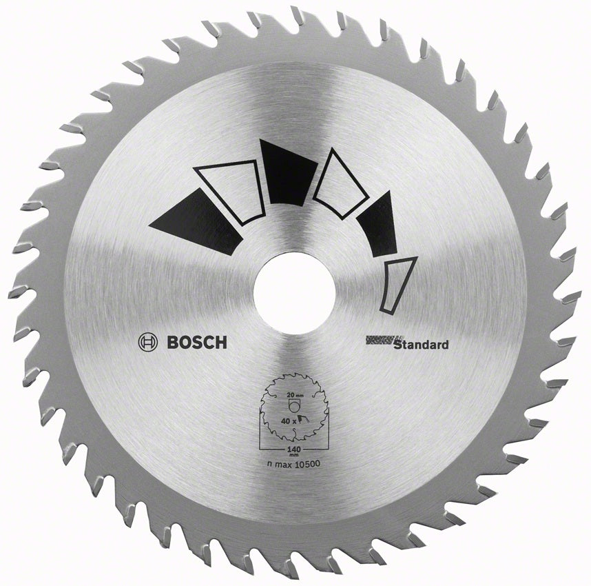 Bosch Kreissägeblatt 150 × 20/16 × 2,2 mm, 24 Zähne – für Holz – 1 Stück
