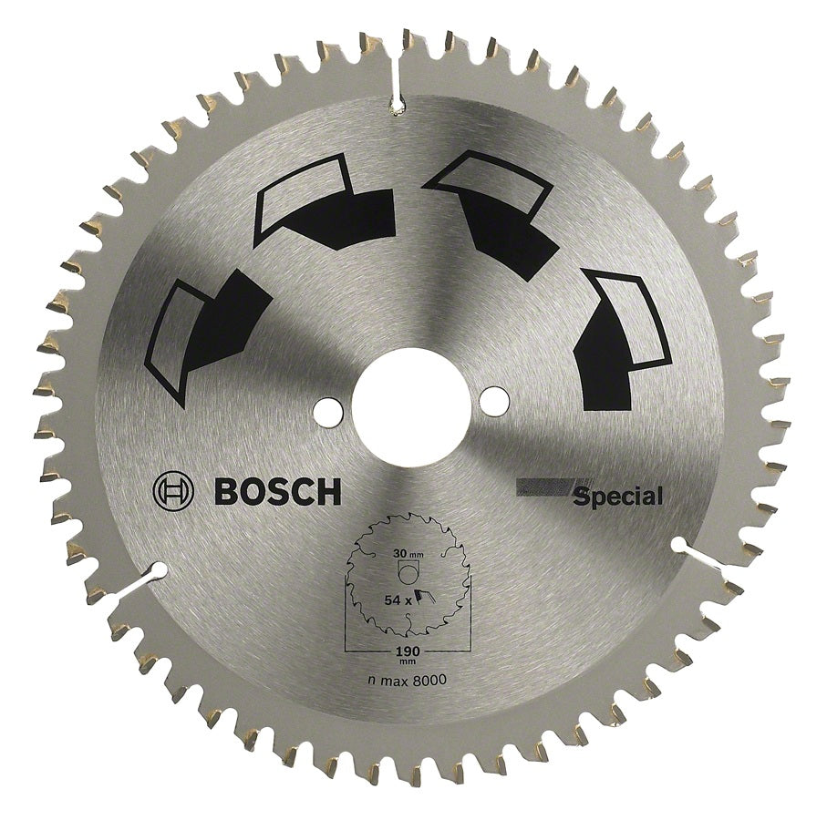 Bosch Spezial-Kreissägeblatt 210 × 30 × 2,5 mm, 64 Zähne – für Holz, Kunststoff