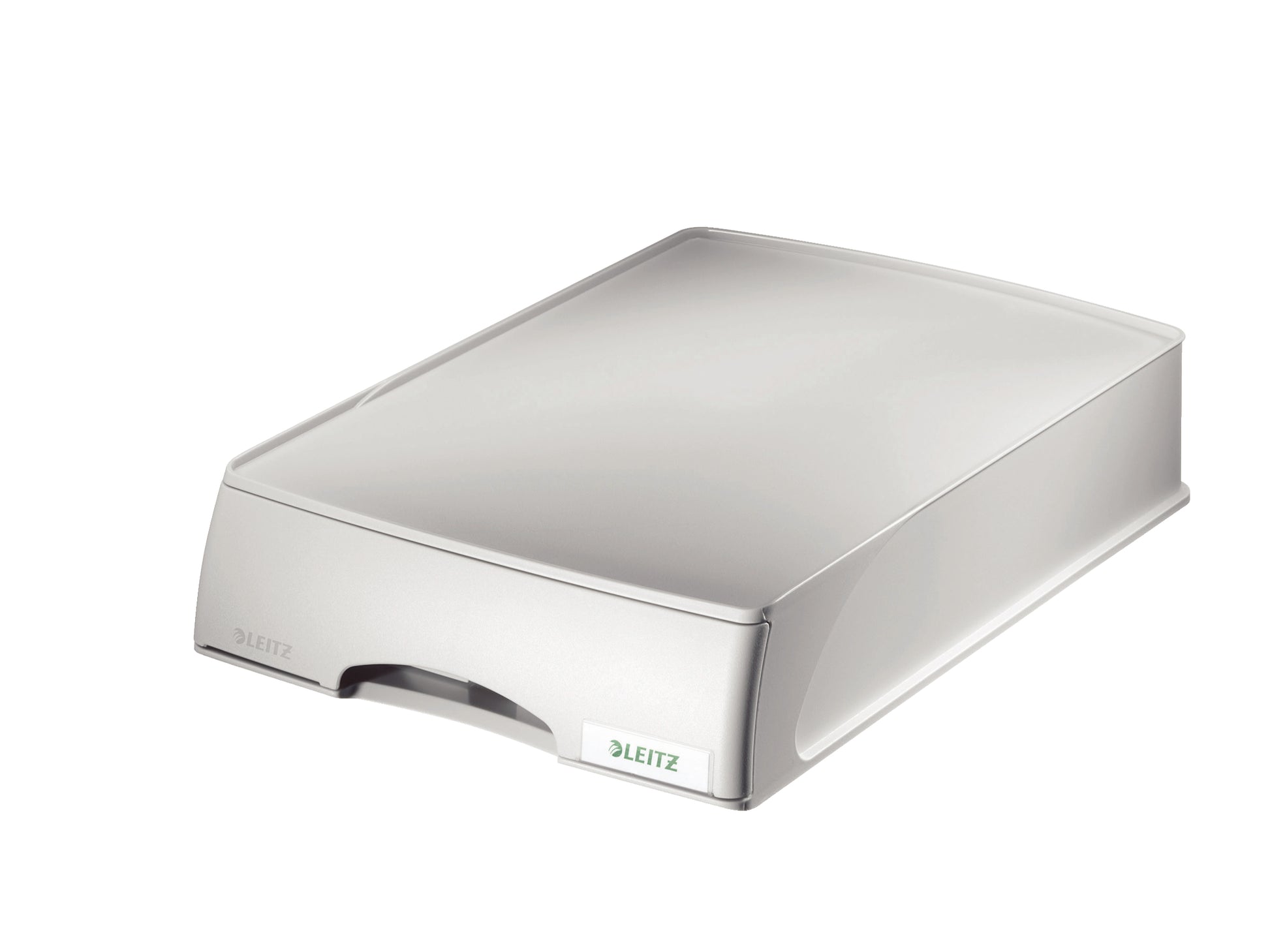 Leitz Plus – Briefkorb für A4, Polystyrol (PS), Grau, 255 × 70 × 376 mm