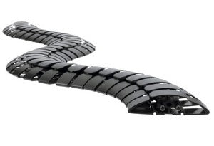 Bachmann Kabel-Clip/Halter/Klemme – Kunststoff, Schwarz, 1'000 × 90 × 24 mm