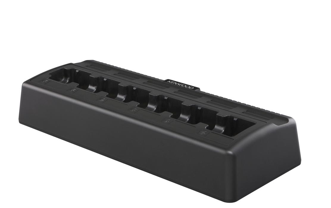 Kenwood Electronics Kenwood – 6-fach Schnellladegerät für TK-3401D, Schwarz